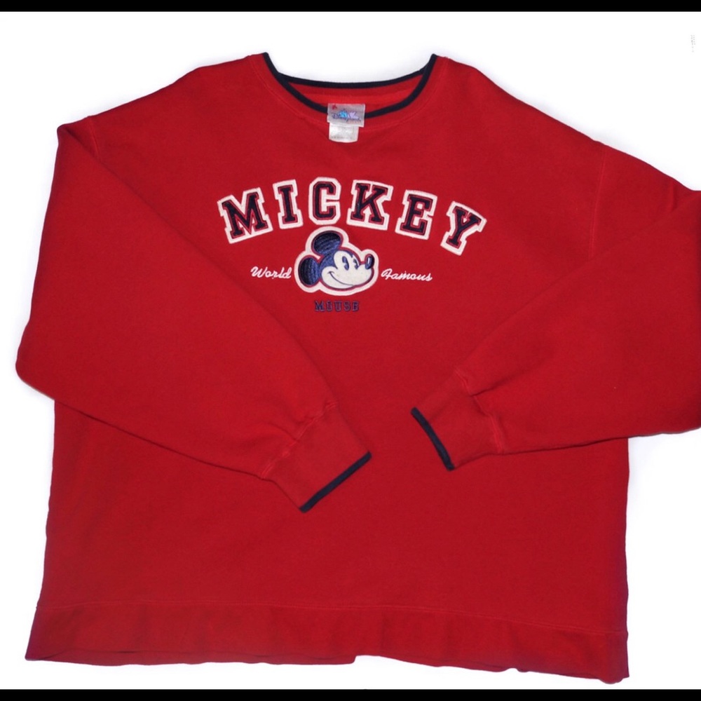 Vintage 90’s Disneyland Mickey embroidered sweater